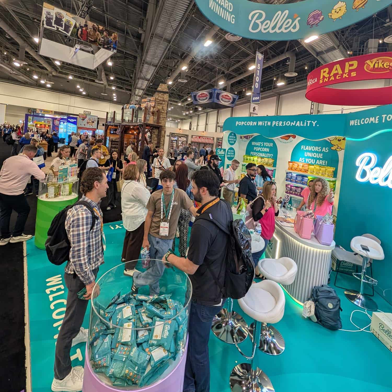 Multi-functional Booth for Sweet Goods Exhibition & Retail Suitable for Confectionery manufacturers, candy brands and dessert suppliers