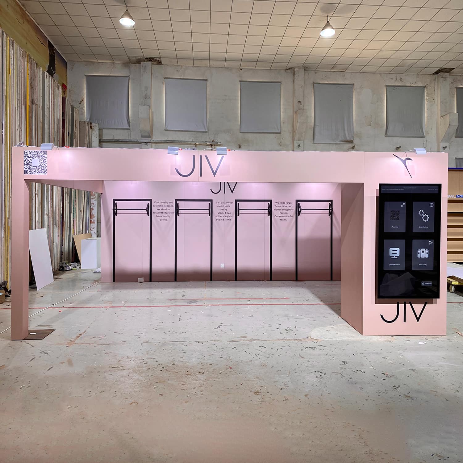 Modular Display Stand for Apparel & Fashion Collection Presentation
