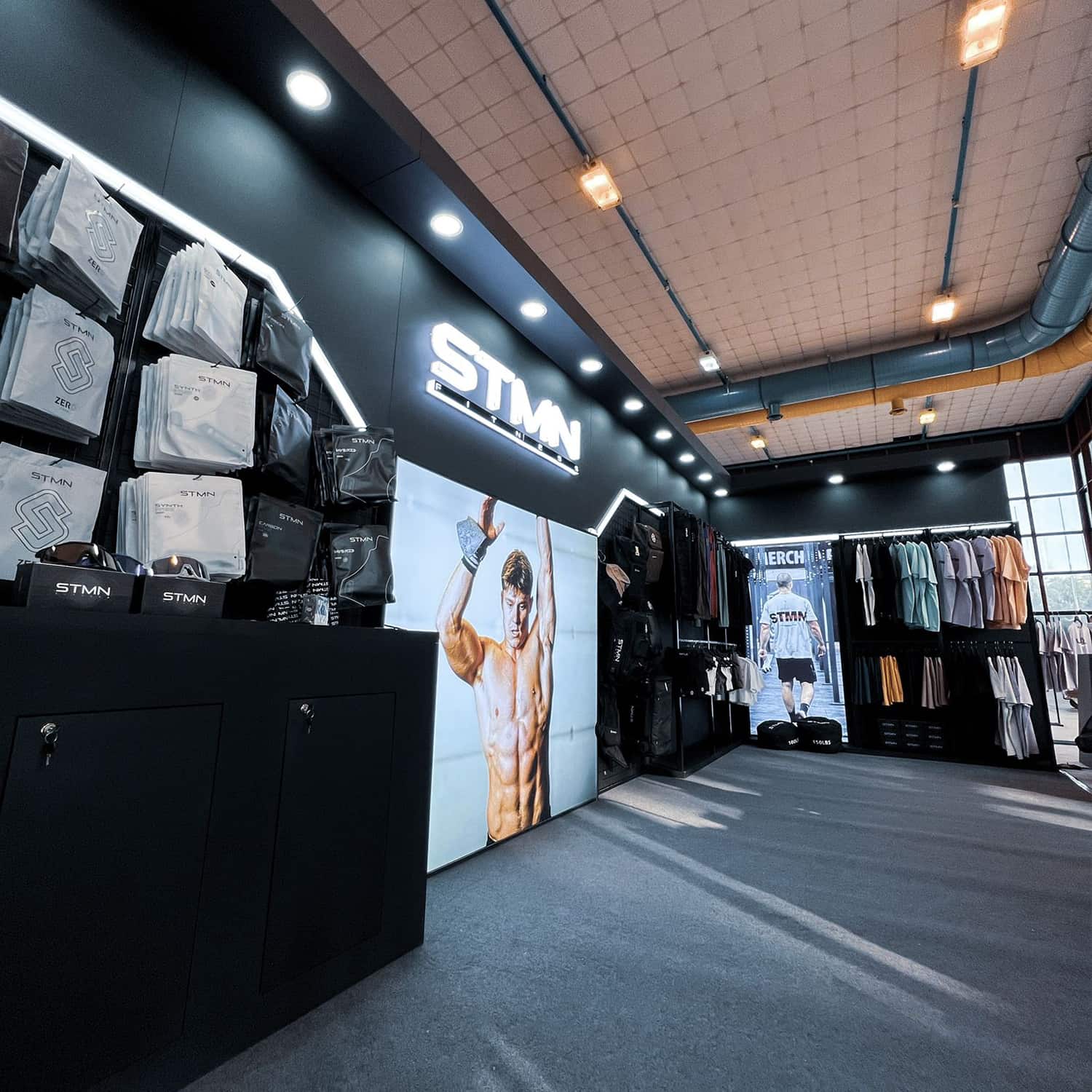 Custom Apparel Exhibition Booth for Fashion Brand Display