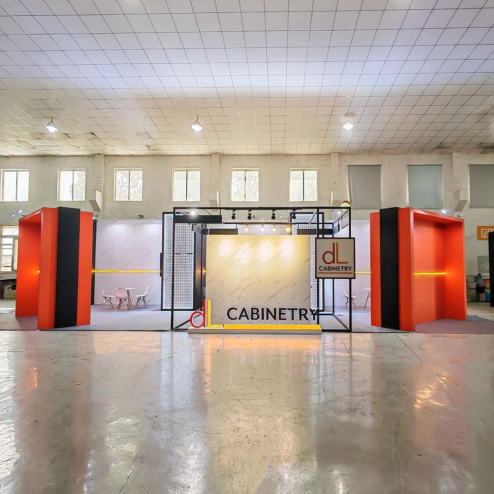 Custom Sanitary Ware Exhibition Booth | Modular Tool-Free Assembly | Reusable Eco-Friendly Trade Show Stand
