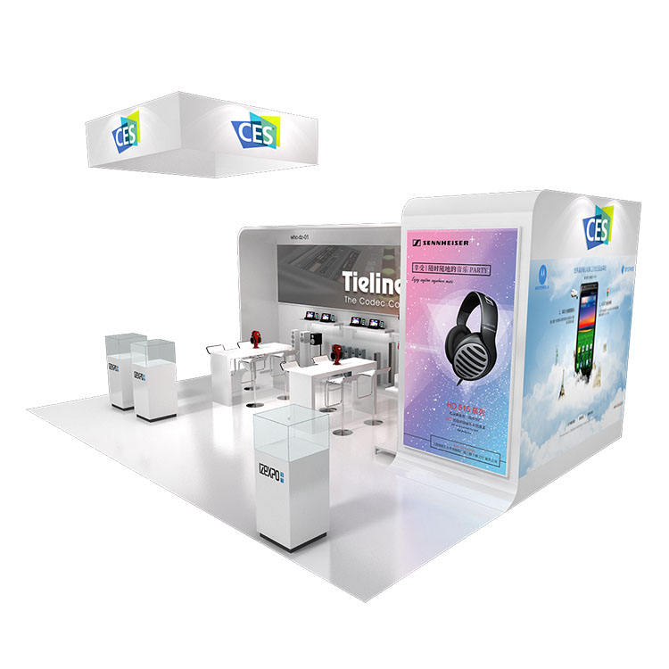 Premium 20x20ft Display Booth for Consumer Electronics & Gadget Shows