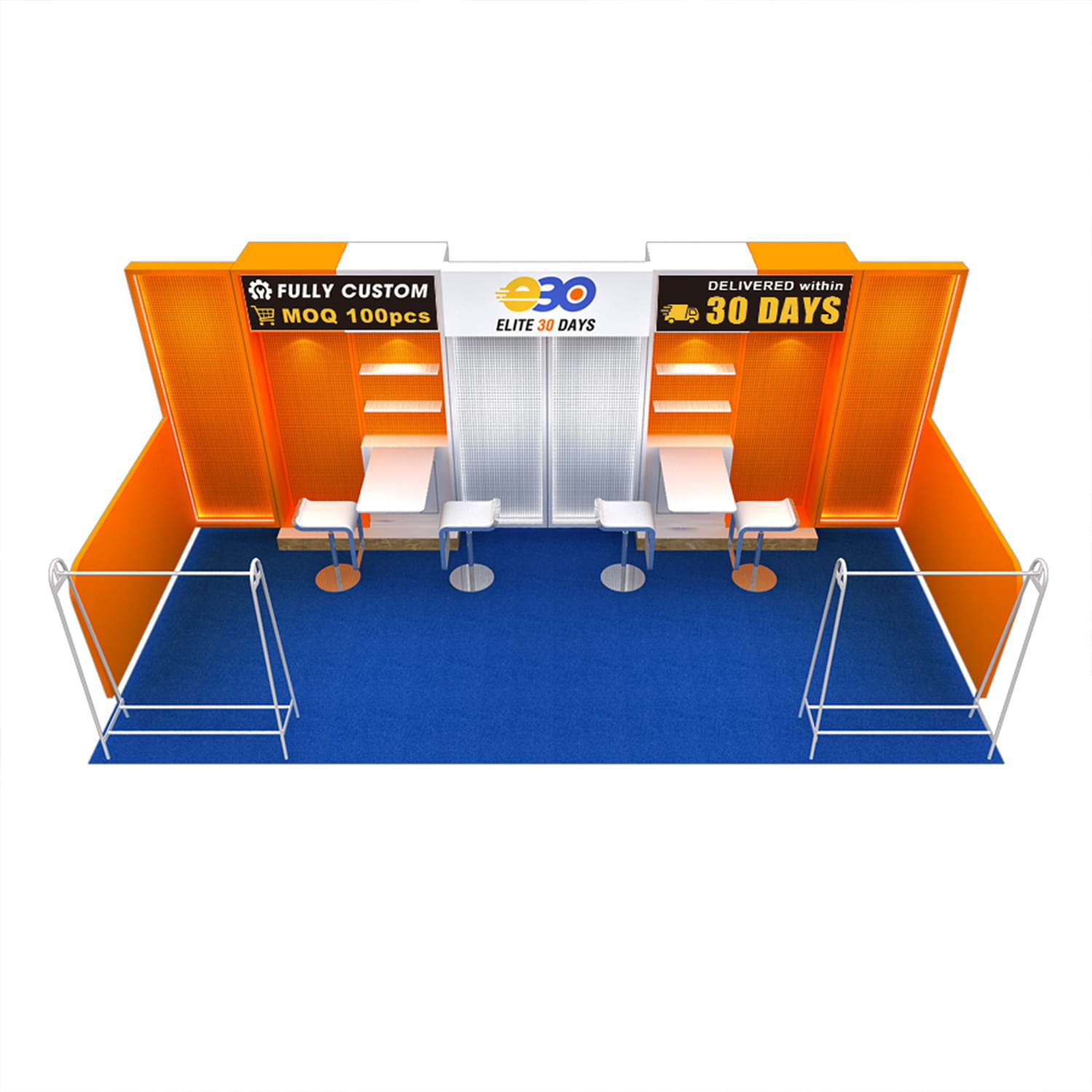 3 minute booth, quick build booth, modular booth, portable exhibition booth, trade show booth