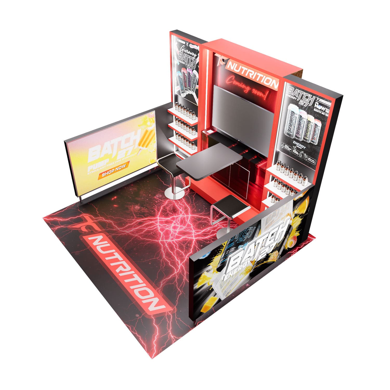 Tool Free Setup Magic Tradeshow Booth Custom Design Portable Exhibition Booth Stand for USA Trade Show Event